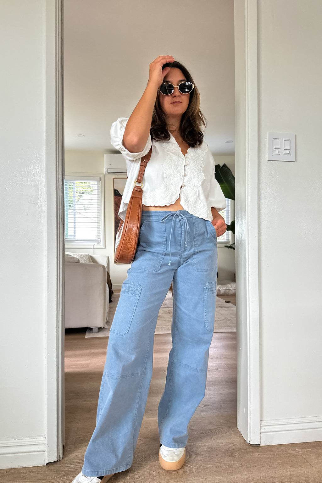 The Chloe Pant-Vintage Blue