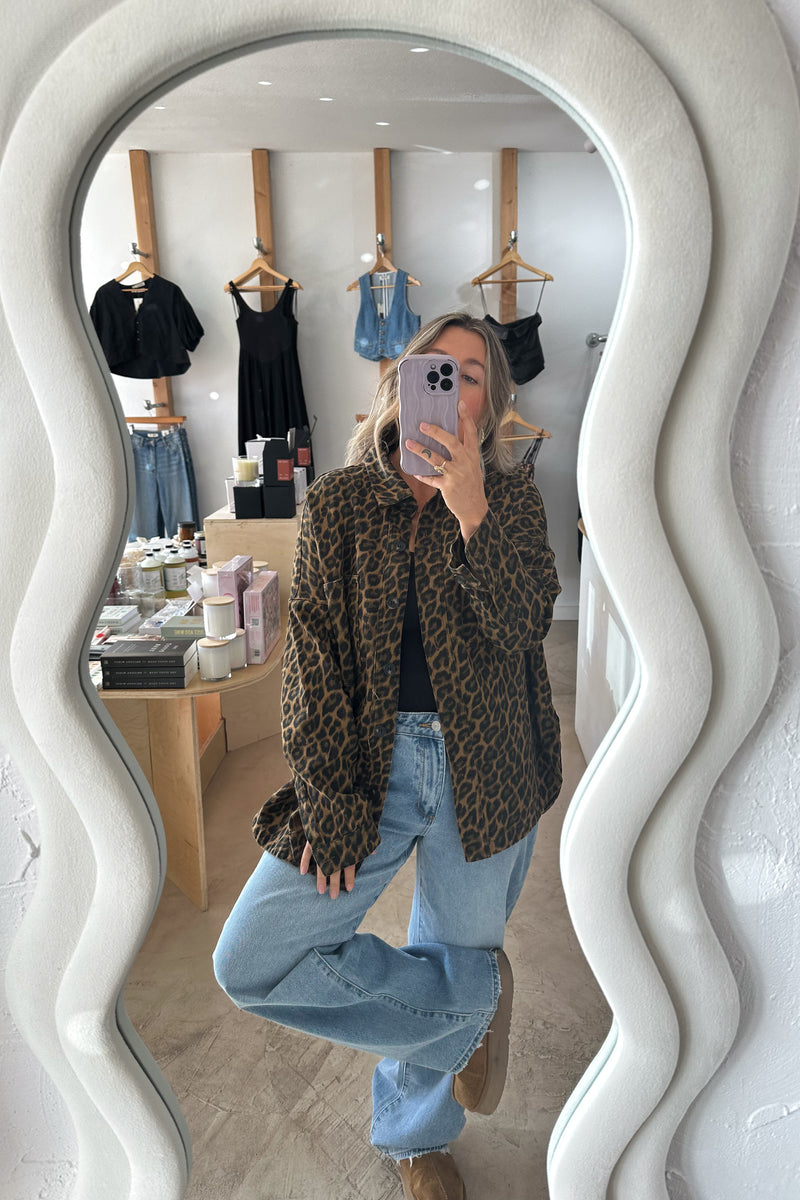 It Girl Leopard Jacket