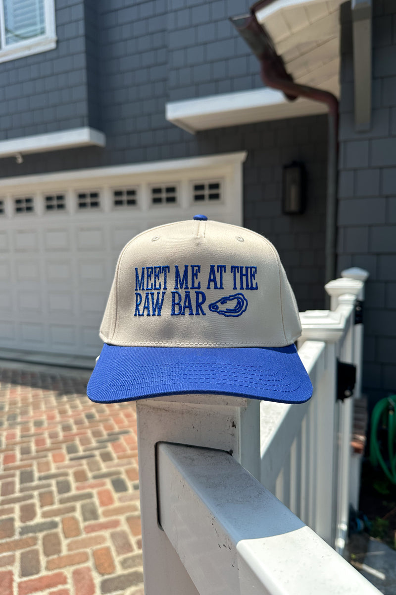 Meet Me at the Raw Bar Baseball Cap