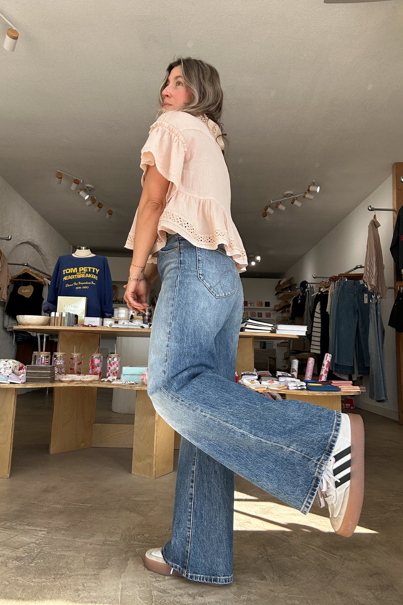 Rolla's Sailor Scoop Christy-Mid Vintage Indigo