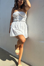 Sweet Summer Eyelet Dress-White