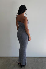 The Sparkle Knit Set-Grey