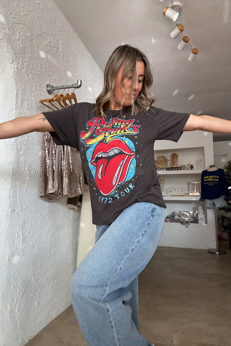 Daydreamer Rolling Stones 1972 Tour Boyfriend Tee