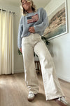 Rolla's Kate Baggie Jean-Off White
