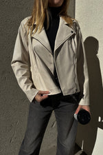 Z Supply Trina Faux Leather Moto Jacket