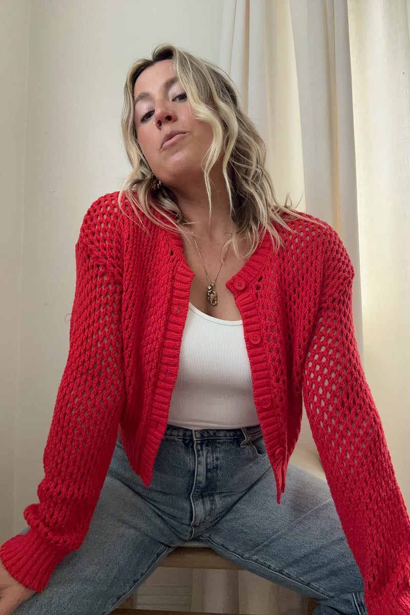 Cherry Cardi