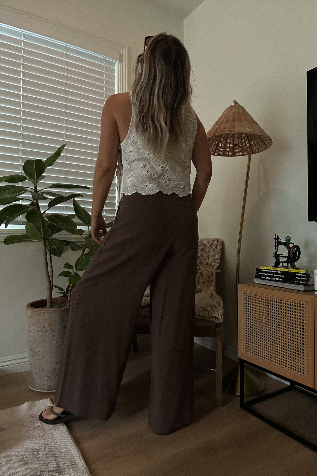 Easy Daze Pant-Brown