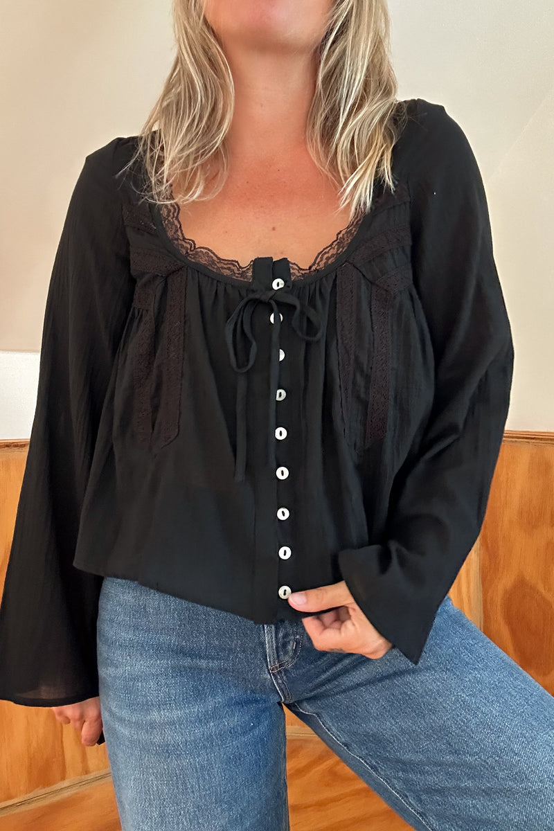The Claire Top-Black