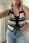 Telling Truths Tie Front Knit Top