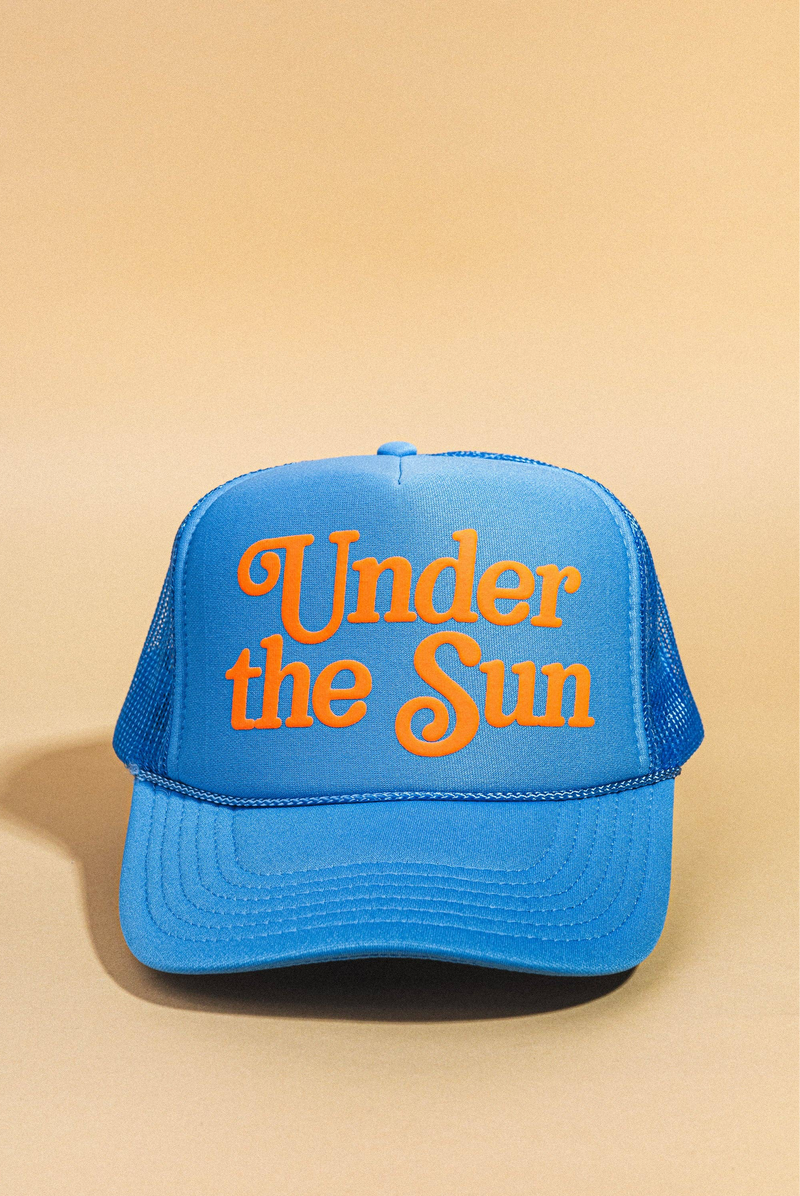 Under The Sun Trucker: Columbia Blue