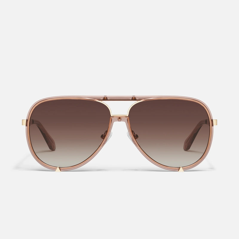 Quay High Profile Sunglasses-Doe/Brown