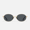 Quay Anyways Sunglasses-Gold