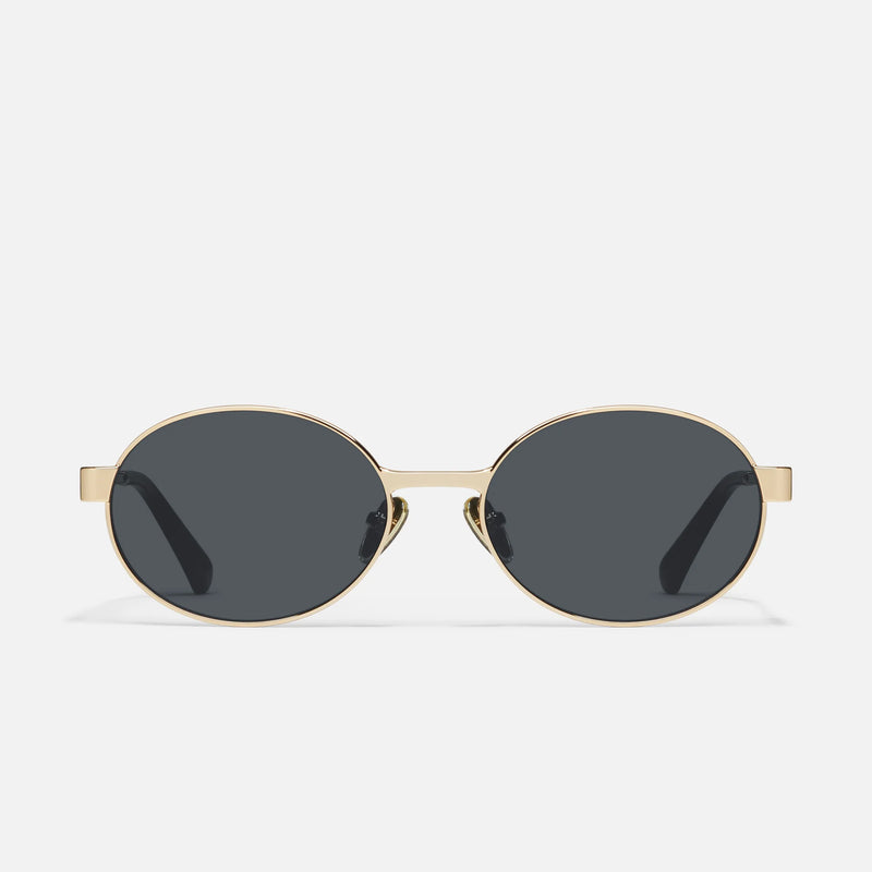 Quay Anyways Sunglasses-Gold