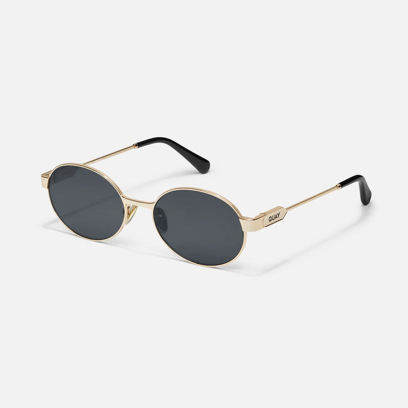 Quay Anyways Sunglasses-Gold