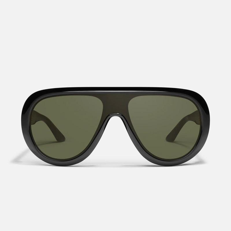 Quay Setlist Sunglasses-Black/Green