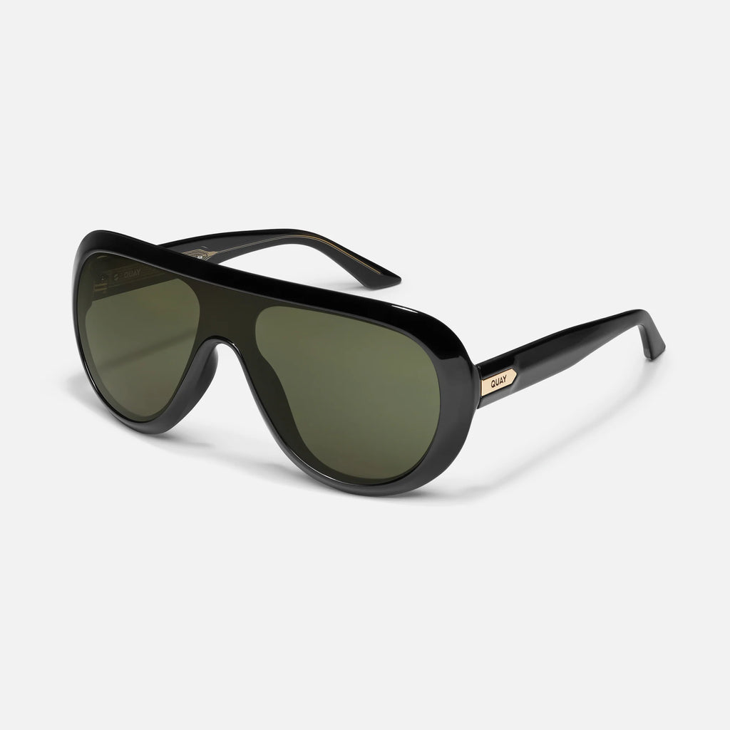 Quay Setlist Sunglasses-Black/Green