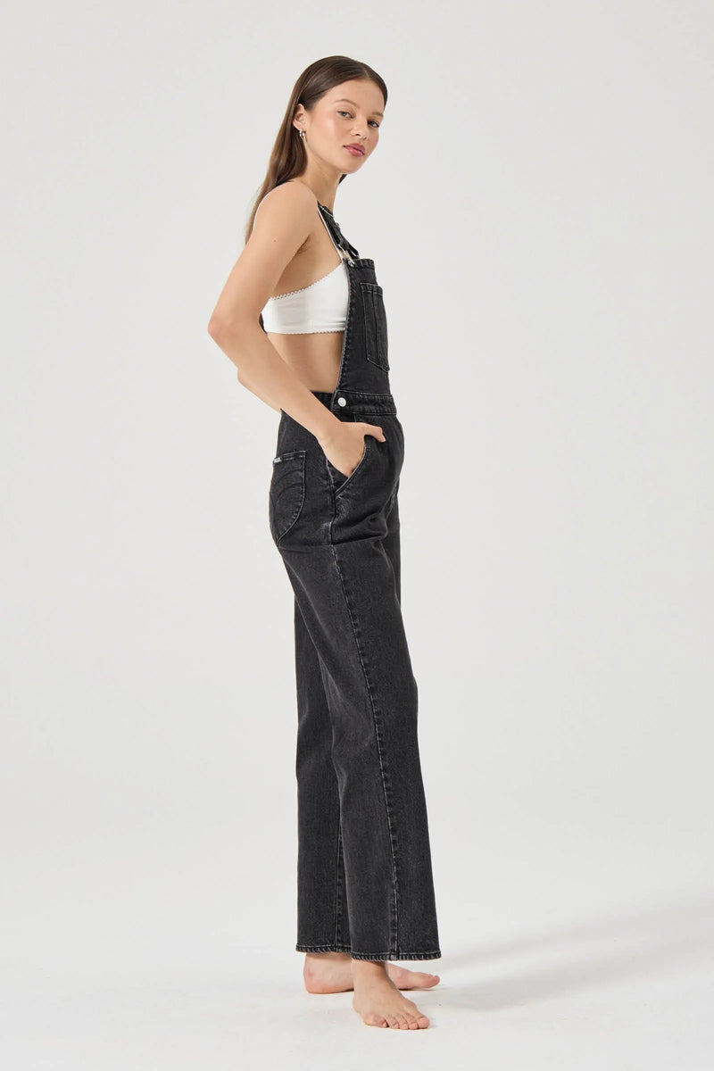 Rolla’s Stevie Relaxed Overalls-Black Sand