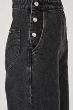 Rolla’s Stevie Relaxed Overalls-Black Sand