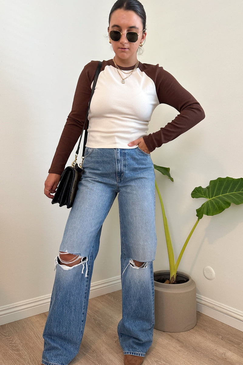 The Sporty Babe Top-Brown