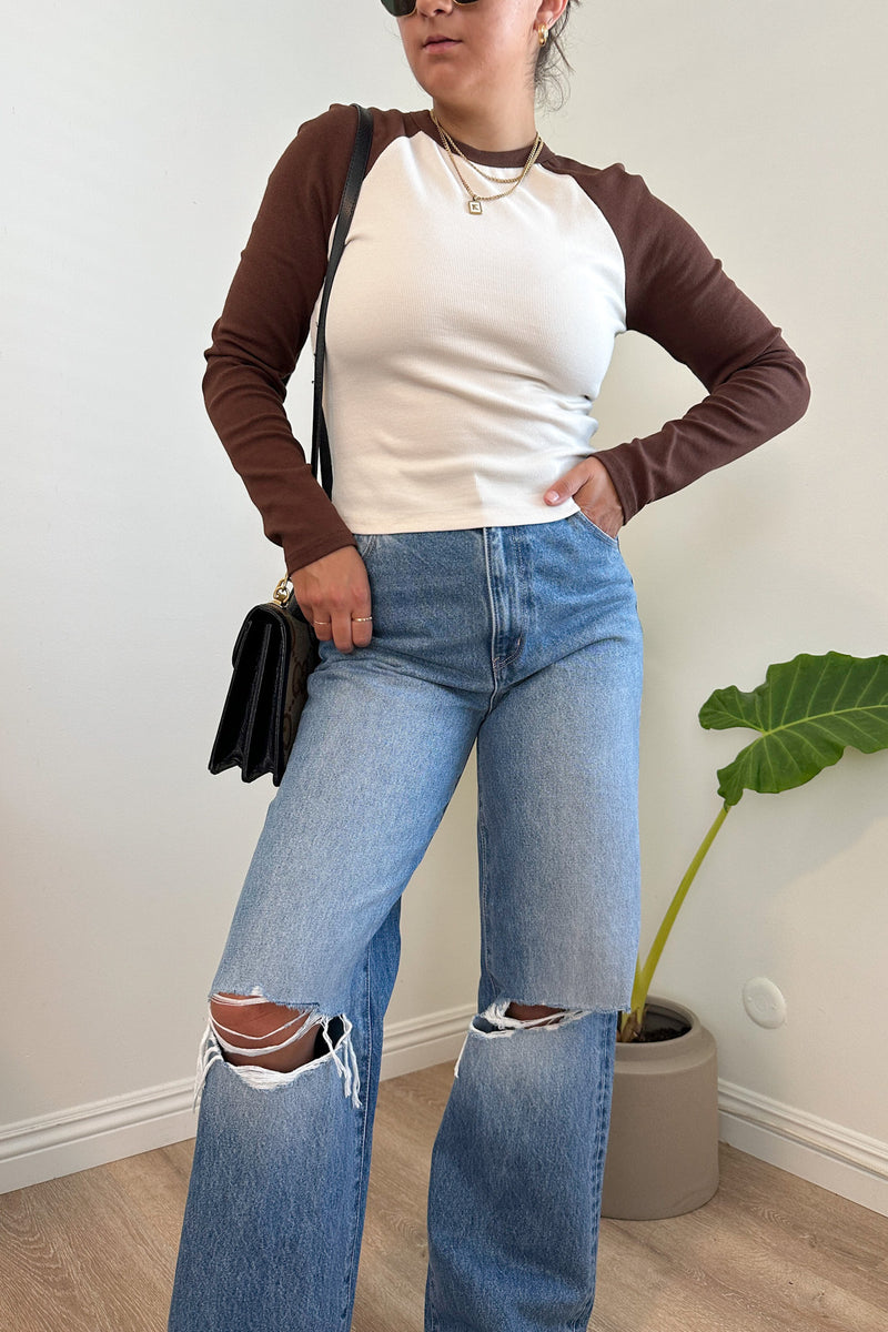 The Sporty Babe Top-Brown