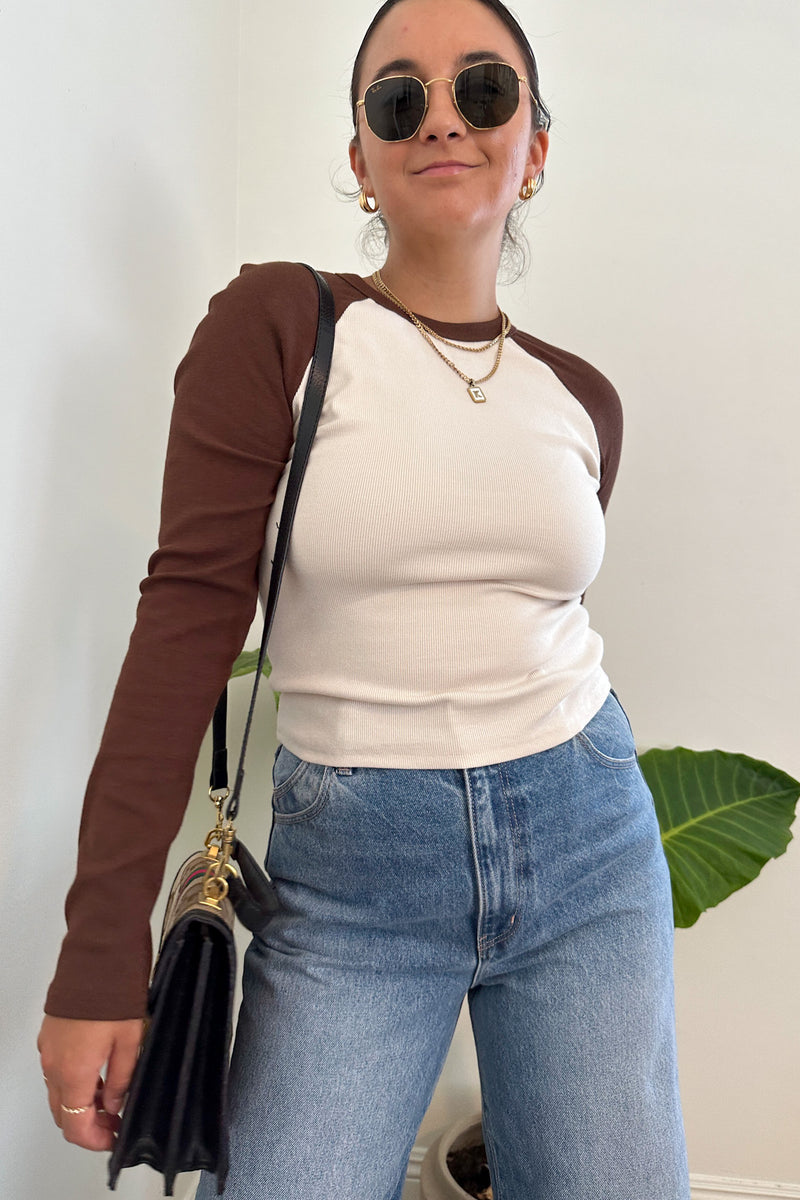 The Sporty Babe Top-Brown
