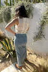 Asymmetrical Denim Skirt