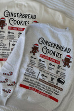 Gingerbread Cookie Embroidered Crewneck