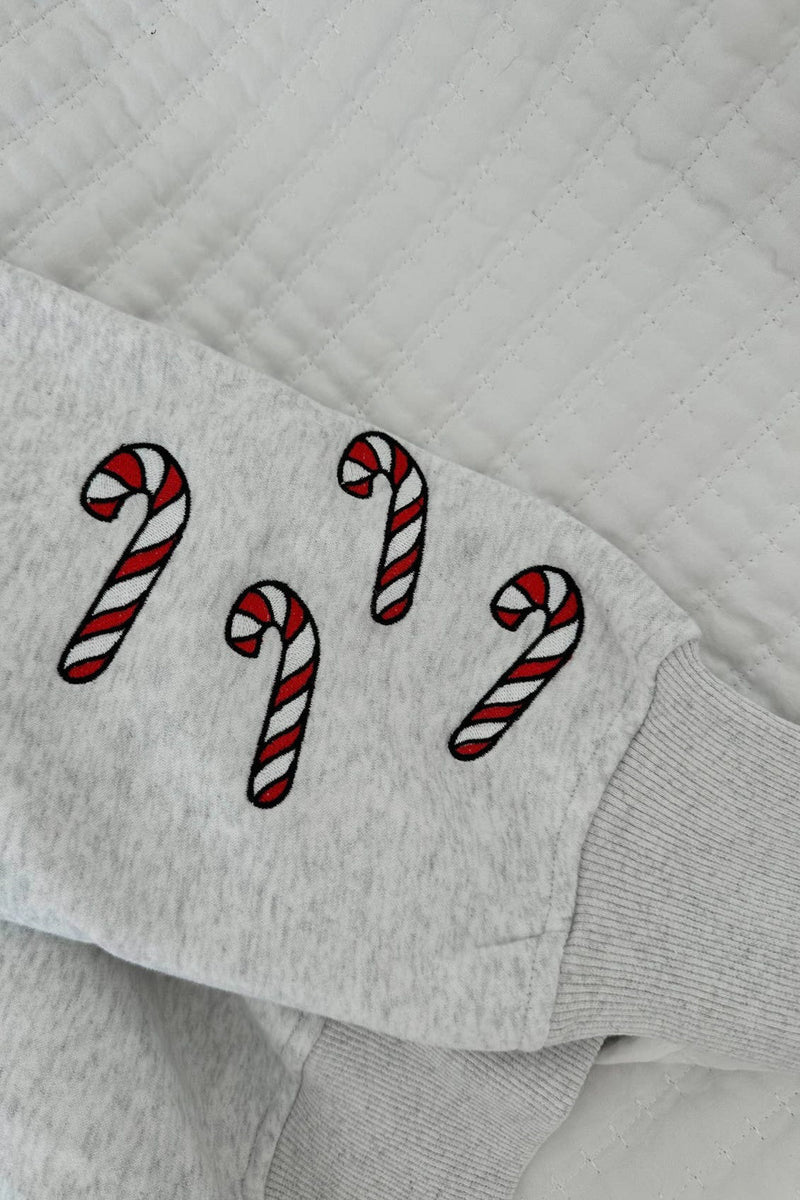 Gingerbread Cookie Embroidered Crewneck