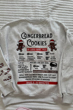 Gingerbread Cookie Embroidered Crewneck