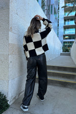 Checked Out Sweater