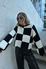 Checked Out Sweater