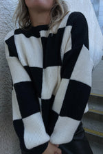 Checked Out Sweater