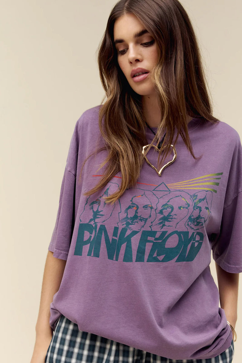 Daydreamer Pink Floyd Faces Oversized Tee