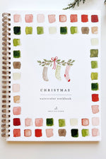 Christmas watercolor workbook