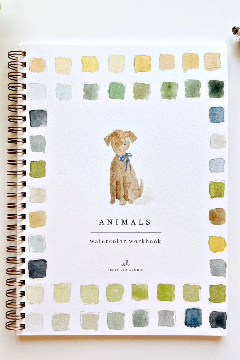 Animals Watercolor Workbook