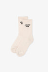 Sporty Socks - 100% Bamboo - Off White