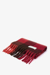 Burgundy Check Reykjavik Scarf-100% Recycled