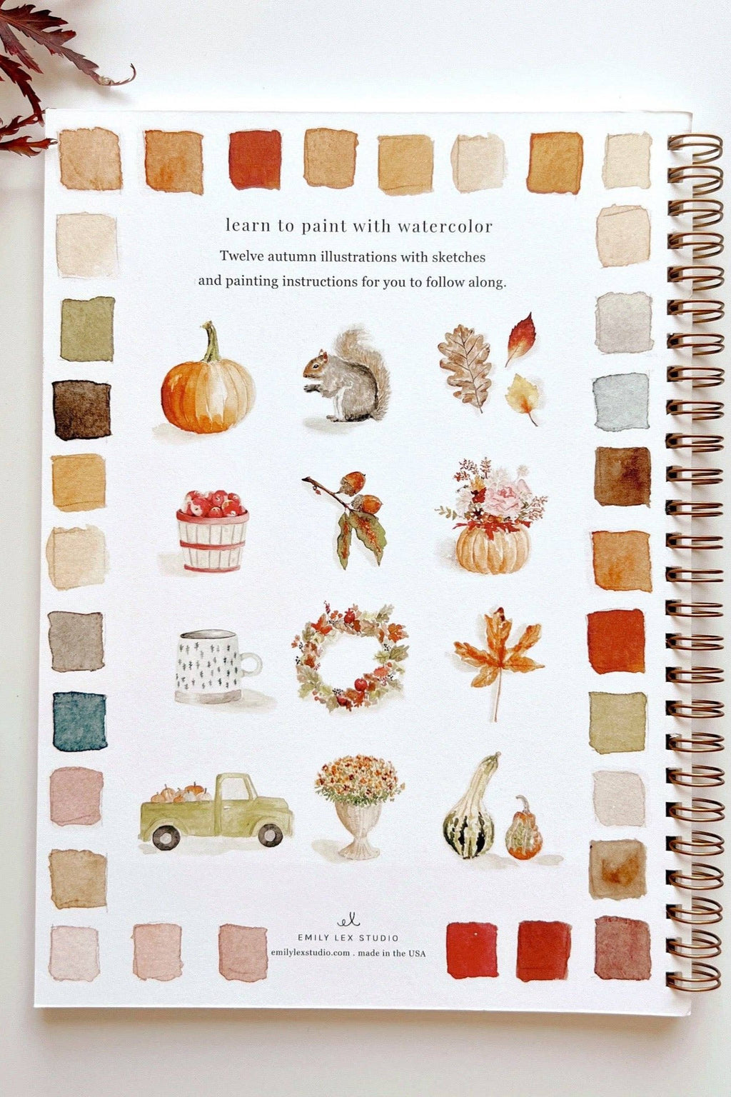 Autumn Watercolor Workbook