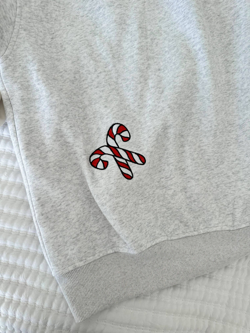Gingerbread Cookie Embroidered Crewneck