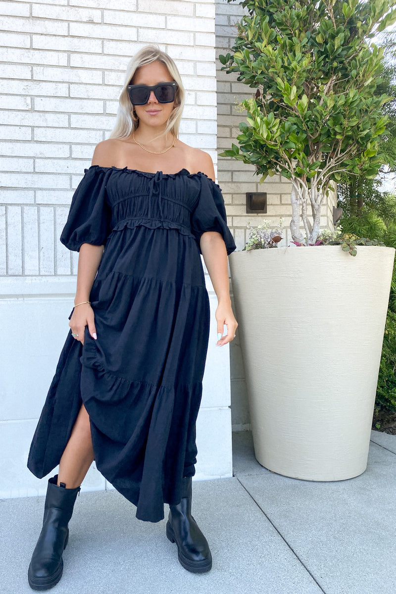 Taking Sides Maxi Dress
