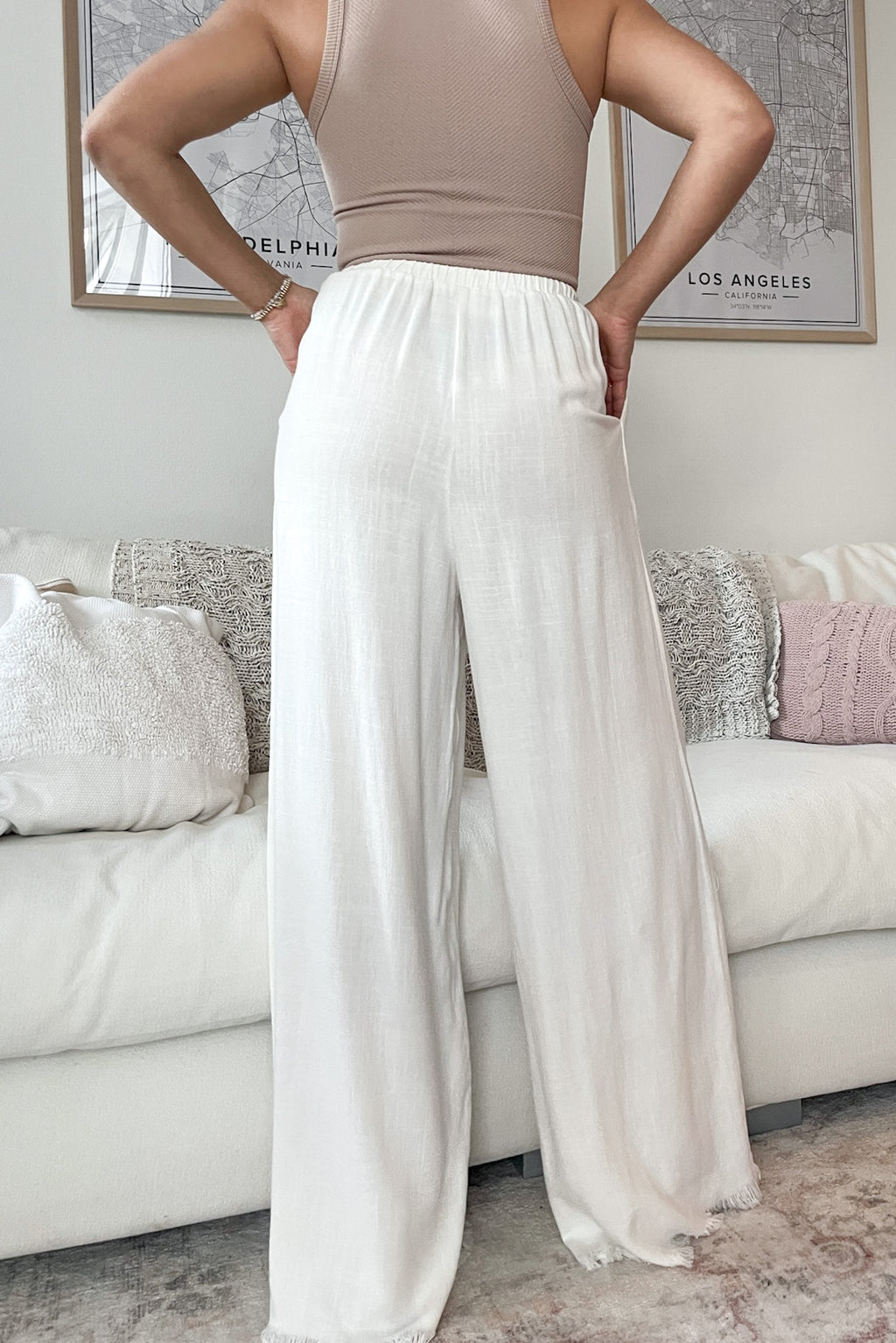 Easy Vibes Pants-Off White