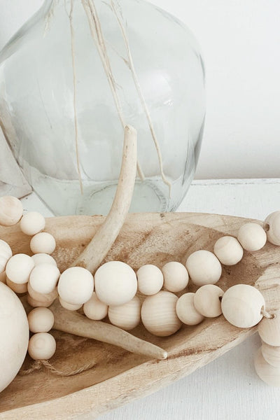 Wood Bead Garland