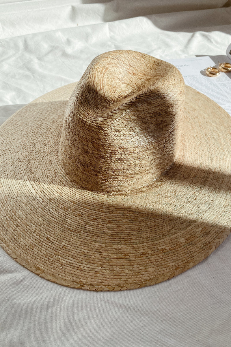 Lack of Color | Palma Wide Fedora | Natural Straw Women's Straw Sun Hat | S-M | Designer Hats | Express Shipping Available